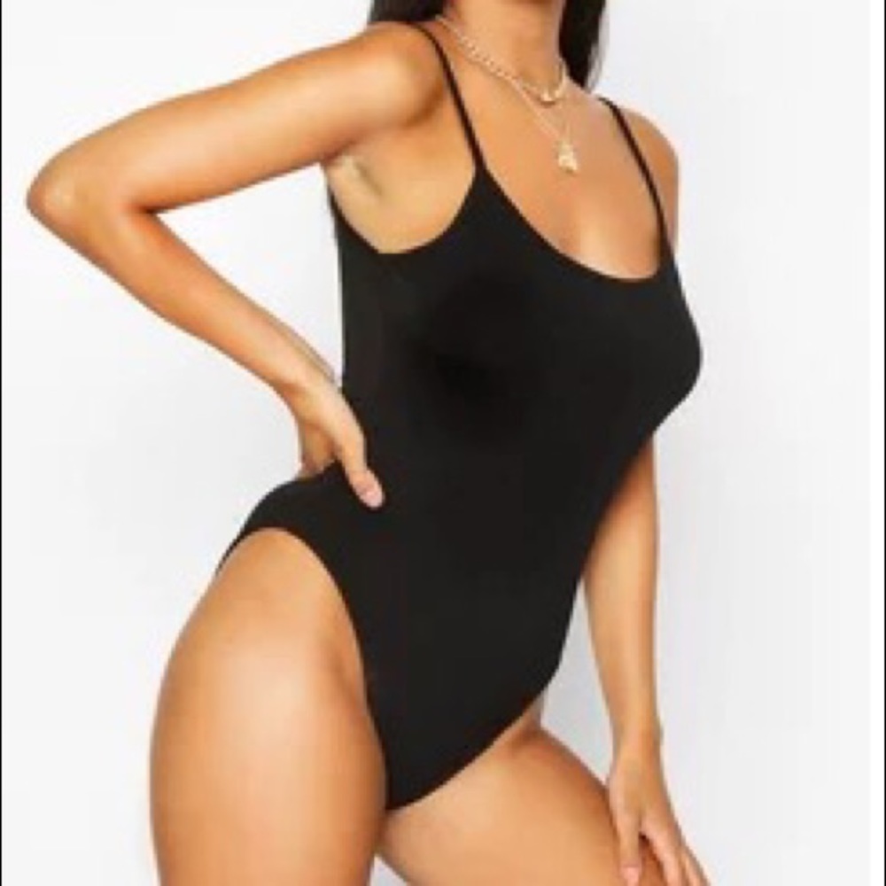 Black cami bodysuit